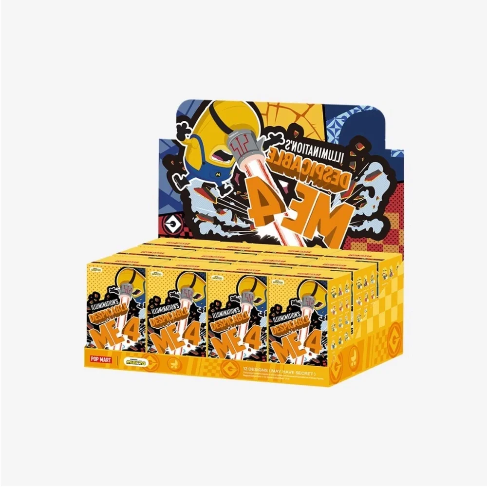POP MART Authnetic Collectible Universal Despicable Me 4 Series Figures